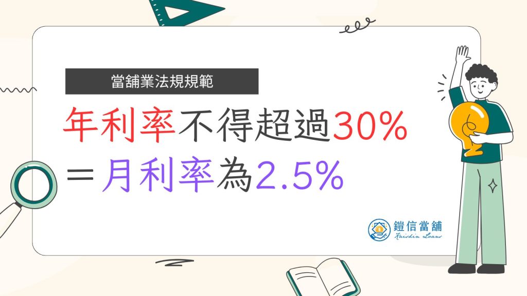 當舖法定利息上限