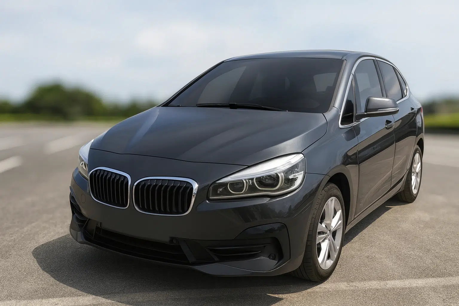 西屯區櫃姐以 BMW 218 作擔保，整合高利負債的示意圖