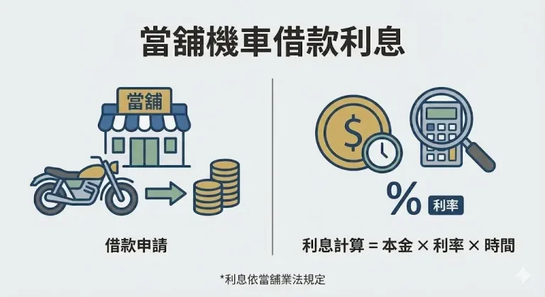 當舖機車借款利息1