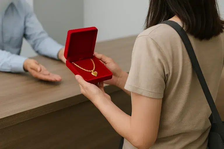 台中南屯區｜家庭主婦以「結婚紀念黃金」順利借款 8 萬元