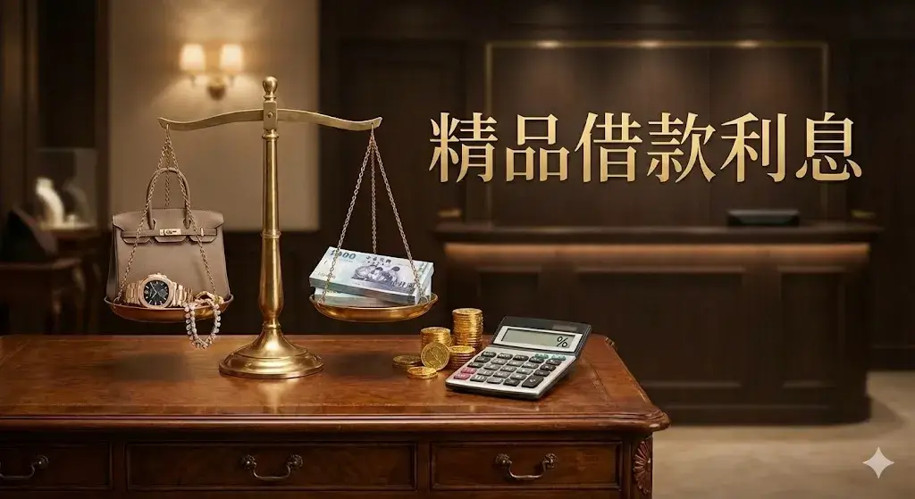 精品借款利息怎麼算？當舖合法月息 2.5% 與倉棧費試算