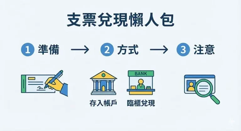 支票兌現懶人包